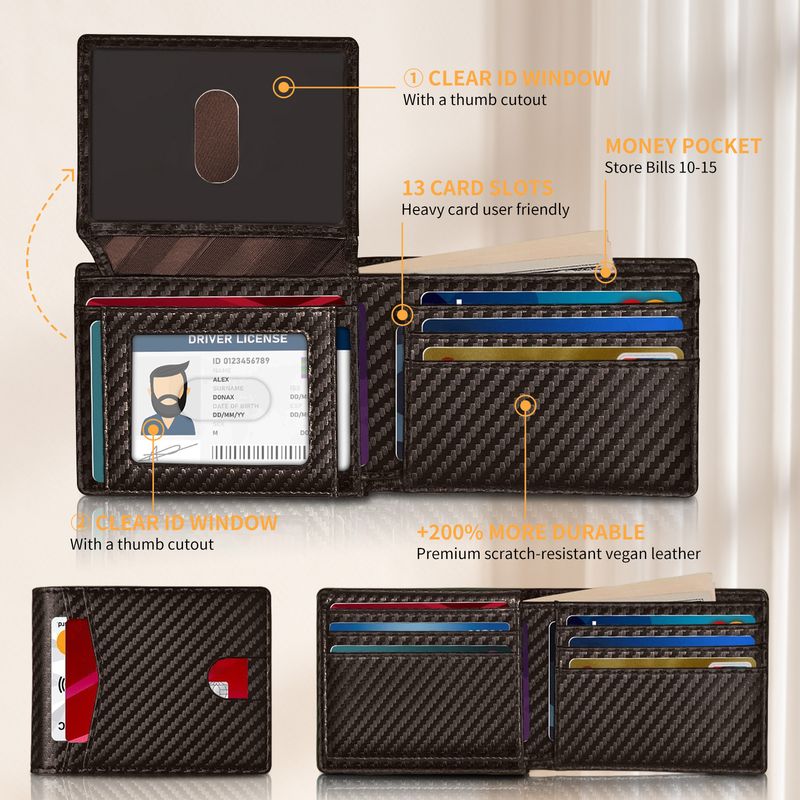 High Quality New Men's Wallet Genuine Leather Soft Men's Wallet Ultra-thin Wallet For Men_voghion.com