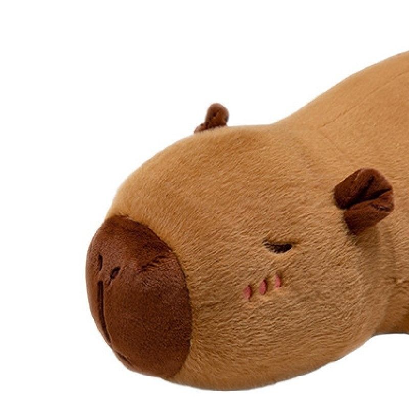 Plush Capybara Adorable Doll Soft Toy Cozy Pillow For Relaxing Home At Comfort_voghion.com