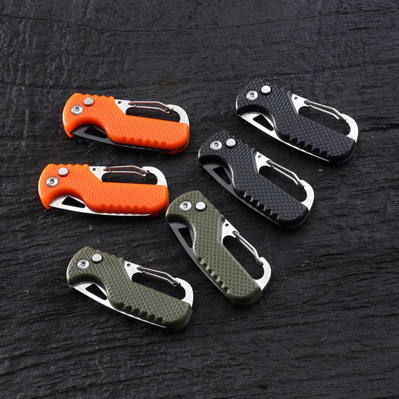 Cutter Multi-Functional Outdoor Portable Knife Hook Sawtooth Survival Tool Folding Box Opener_voghion.com