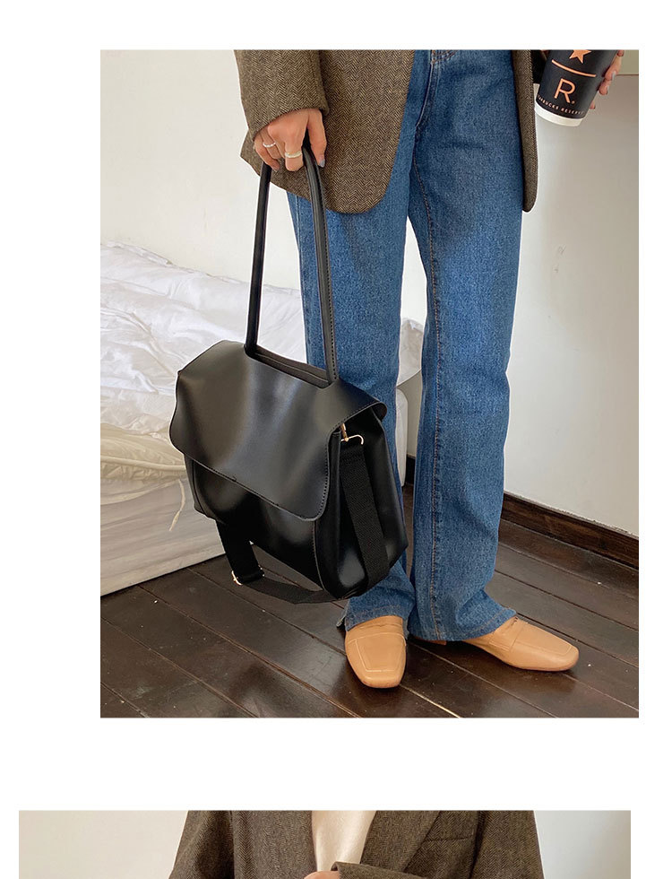 Borsa di grande capacità, Autunno e inverno, Nuovo stile alla moda ed elegante, Valigetta semplice e retrò, Design di nicchia femminile, Borsa a tracolla con una spalla_voghion.com