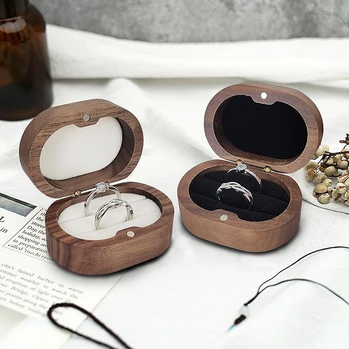 Vorschlag gravierte Holzring Lager Hochzeit Zeremonie Foto Requisiten geheime ultradünne unsichtbare Box_voghion.com