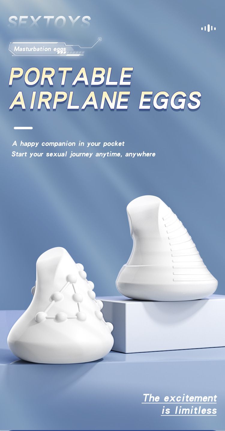 Masturbations-Ei Flirt Männlich Tragbarer Tim und Struppi Hut Flugzeug-Ei Gelee-Cup Schwieriger Masturbationstrainer_voghion.com