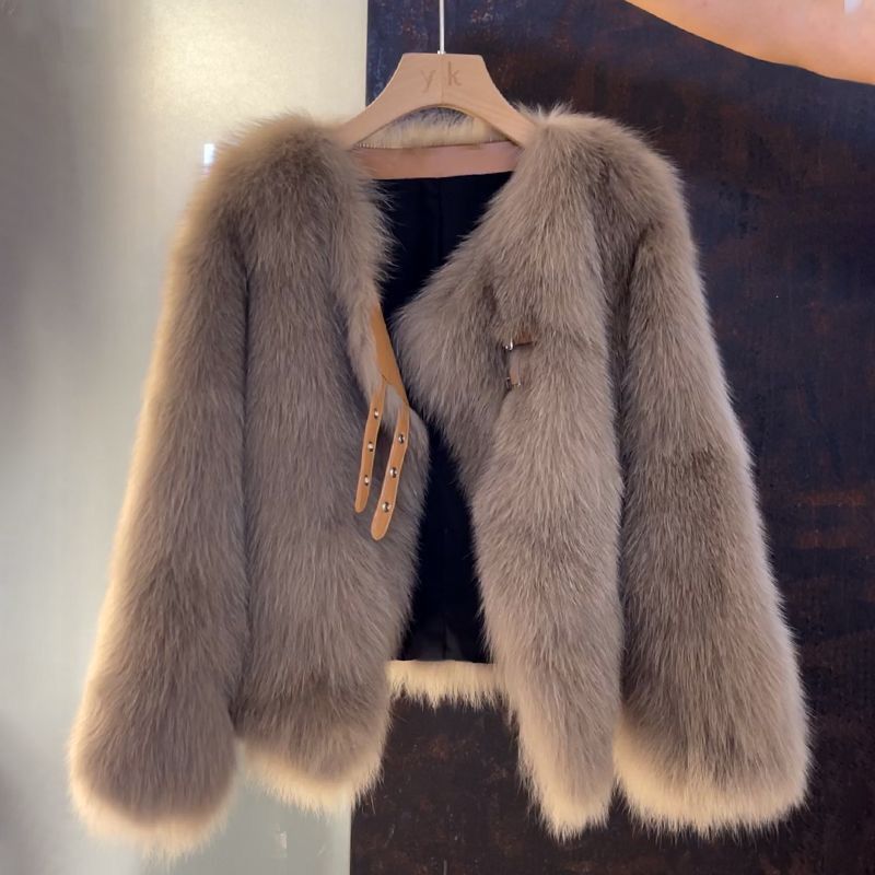Giacca in similpelle minimalista ed elegante, cappotto lungo oversize da donna, colori cacao e latte, capospalla elegante_voghion.com