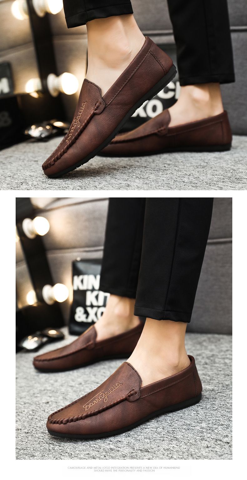 SHLIANG Herr Modeskor Nya Casual Skor för Herr Slip-On Loafers Bekväma Mjuka Läderskor Andningsbara Mockasiner Y0165_voghion.com