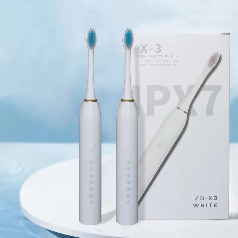 Six level couple rechargeable electric toothbrush fully automatic soft bristle charging model_voghion.com