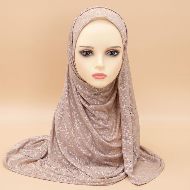 Frauen Hijab neue damen kopftuch heißer diamant langen schal grid muster diamant damen kopftuch schal_voghion.com