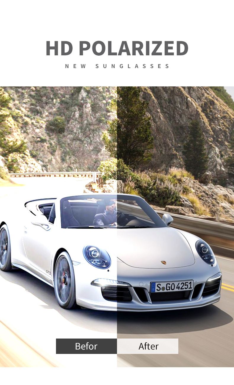 Lunettes de soleil unisexes tendance, monture carrée décontractée, idéales pour le shopping et la conduite, 6263_voghion.com