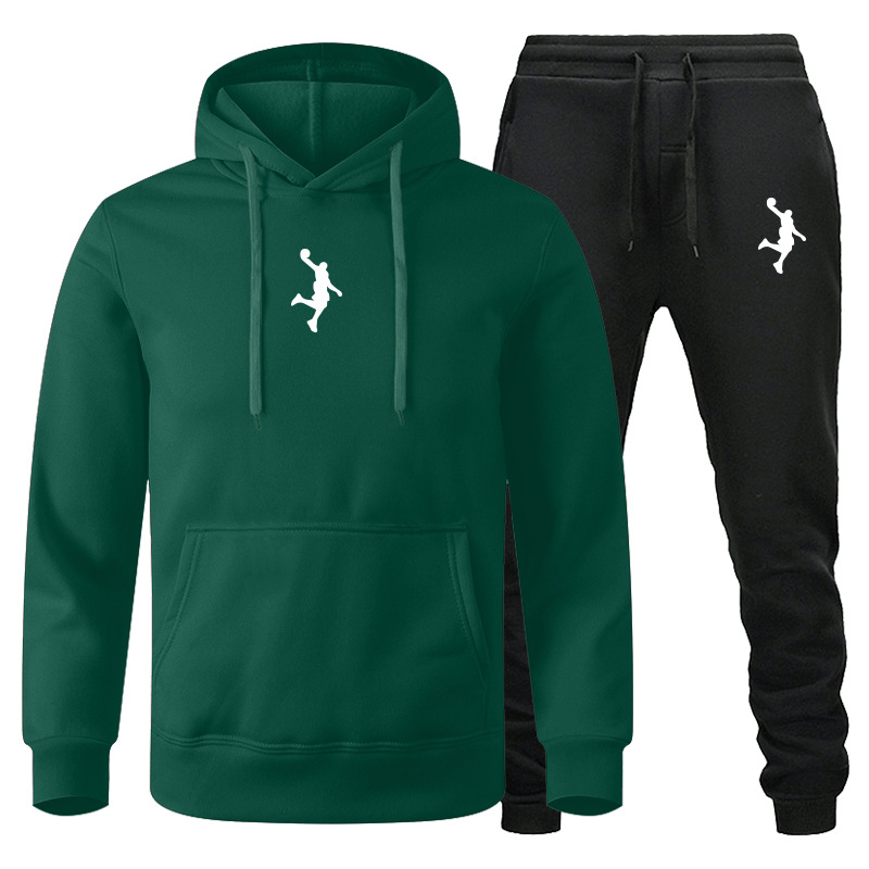 Ensemble de pulls pour hommes, vêtements de sport décontractés, ensemble de pulls pour couple à manches longues automne et hiver, ensemble de pantalons de salle de bain deux pièces_voghion.com