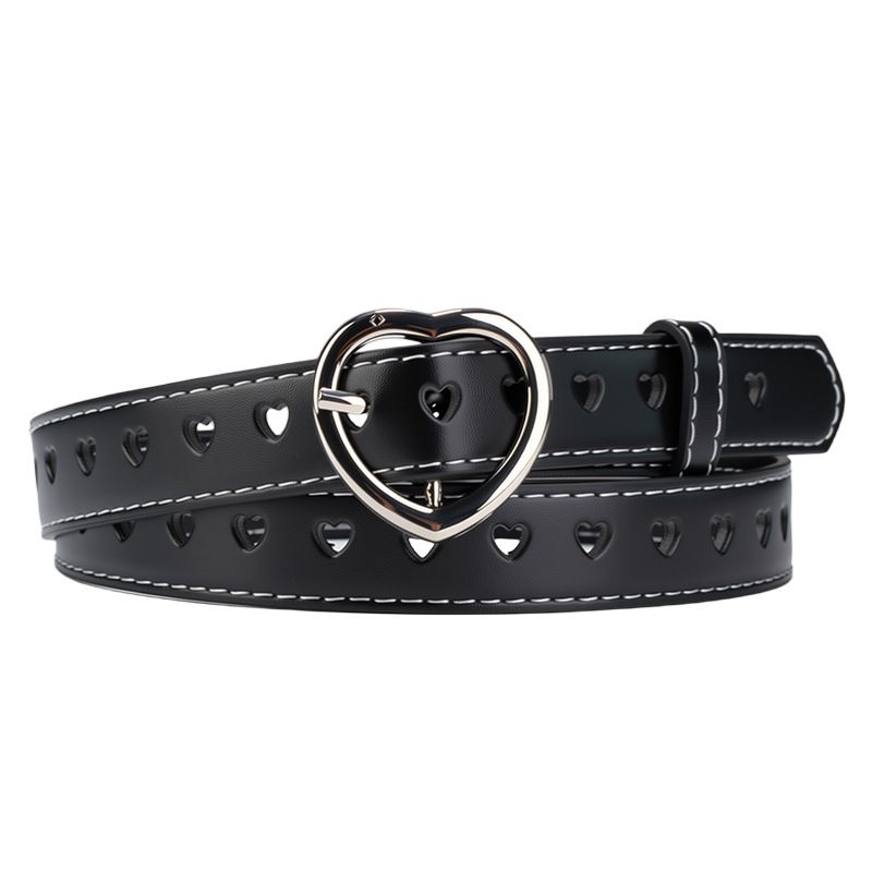 Nuovo stile, cintura decorativa per cappotto da donna, dolce, con cuore traforato e traforato_voghion.com