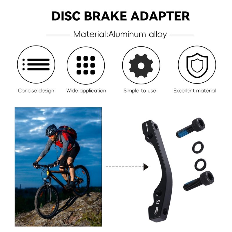 Scheibenbremssattel-Montageadapter Ist/Post Vorne 160Mm Hinten 140Mm Für Shimano Hayes Mtb_voghion.com