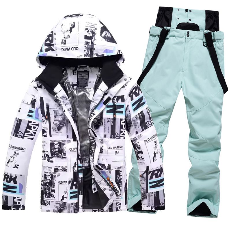 Ensemble de ski cross-country pour homme, coupe-vent, imperméable, chaud, respirant, simple ou double, avec pantalon_voghion.com