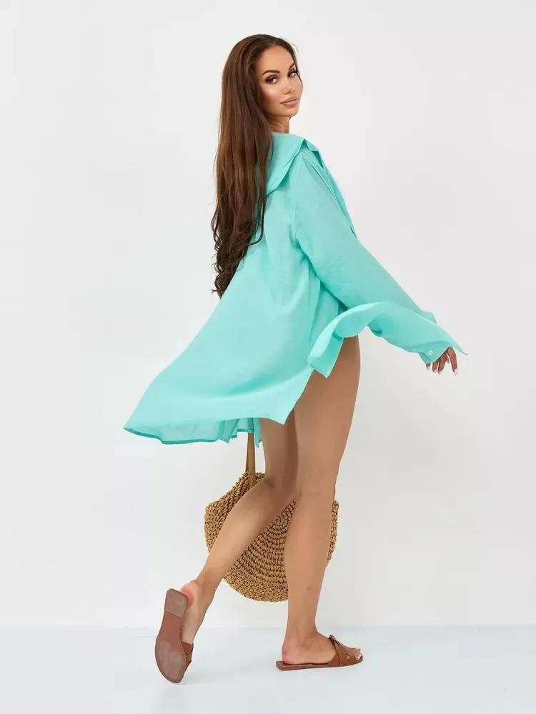 Strandüberzug für Damen – Leichter Sonnenschutz-Kimono-Überzug für Badeanzüge, Urlaub, Poolparty_voghion.com