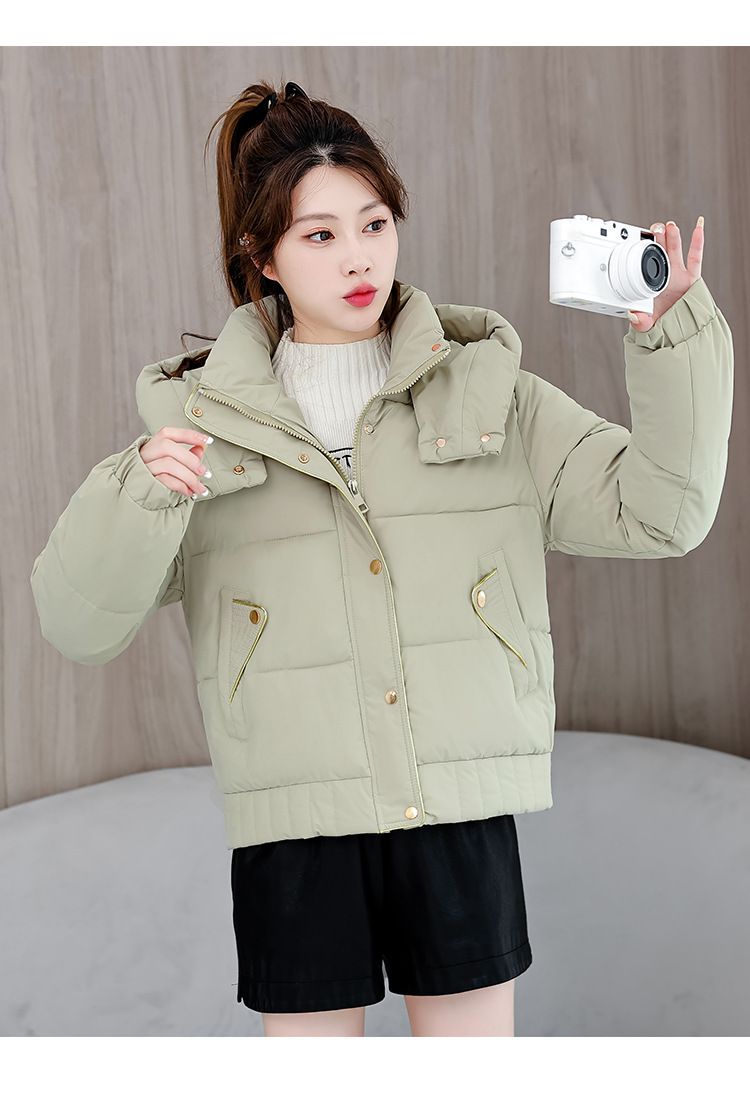 Kurze Pufferjacke für zierliche Figuren – voluminöse Steppjacke mit strukturiertem Reverskragen (5 urbane Neutraltöne, erweiterte Größenauswahl)_voghion.com