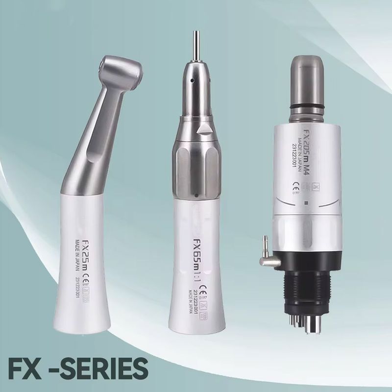 FX25 FX65 Dental 1:1 Pièce à main à faible vitesse à entraînement direct Mini tête Dentisterie Contre-angle Outils de polissage_voghion.com