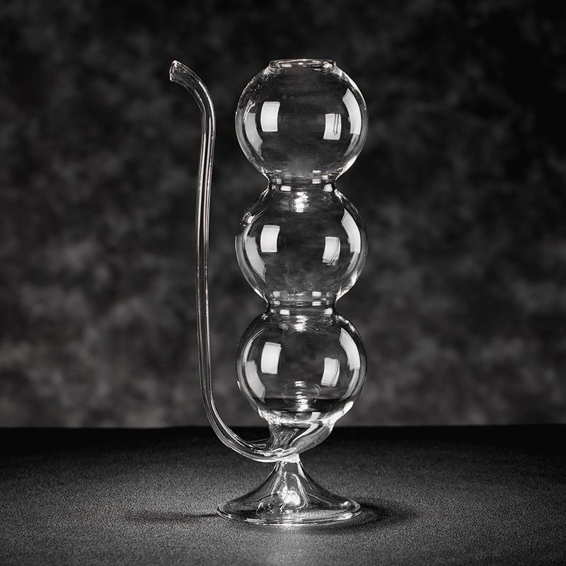 Kandierter Weißdorn-Cocktail, kreativer Wein, Getränk, Highball, Long Island-Eistee, Glas, Bar, Strohhalmbecher_voghion.com