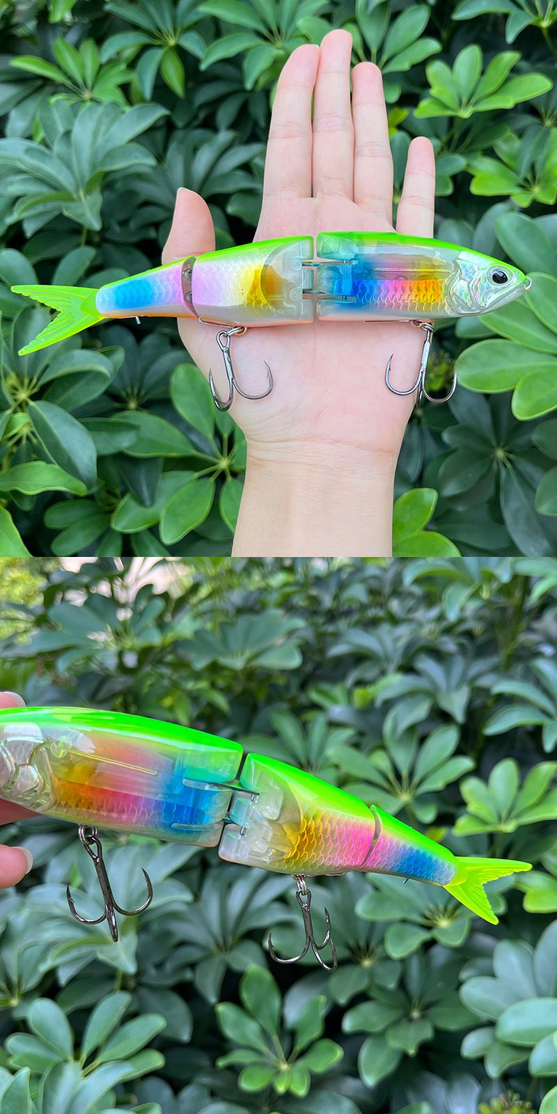 New Submersible Multi-Section Minnow Hard Lure Gear Fishing Bait Accessories_voghion.com