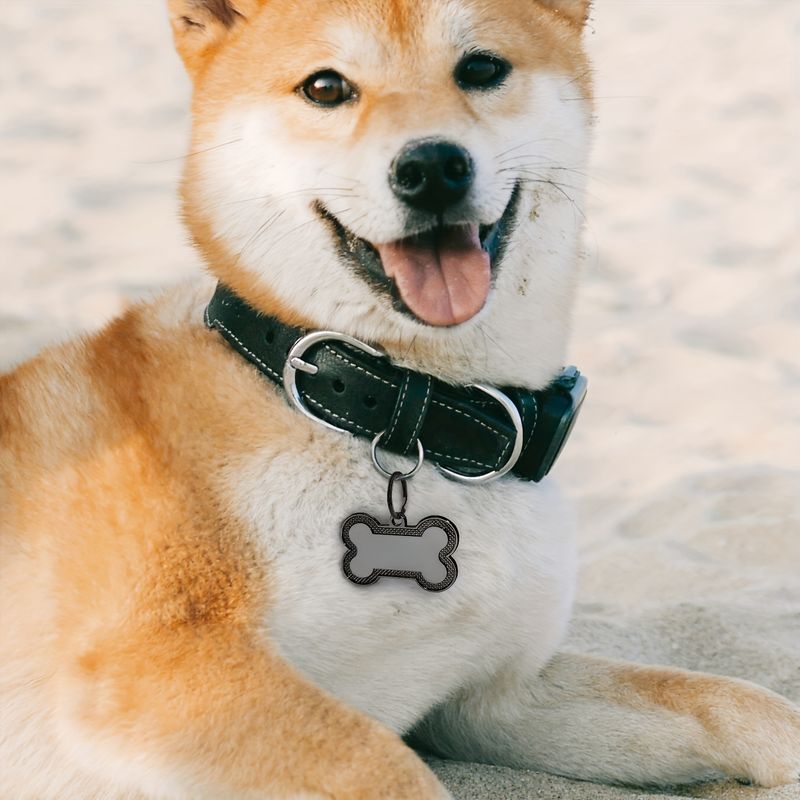 Personalisierte Hundemarken für Haustiere, individuell gravierte Hundenamensmarken, ID-Marken, Anhänger aus Legierung für Hundehalsbänder, Katzenhalsbänder, perfekt_voghion.com
