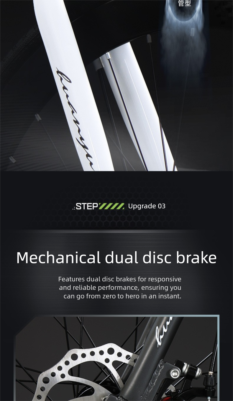 Manubrio integrato ultraleggero a piega rapida per bici da strada a velocità variabile per uomini e donne, bicicletta per adulti, economico, monoblocco_voghion.com