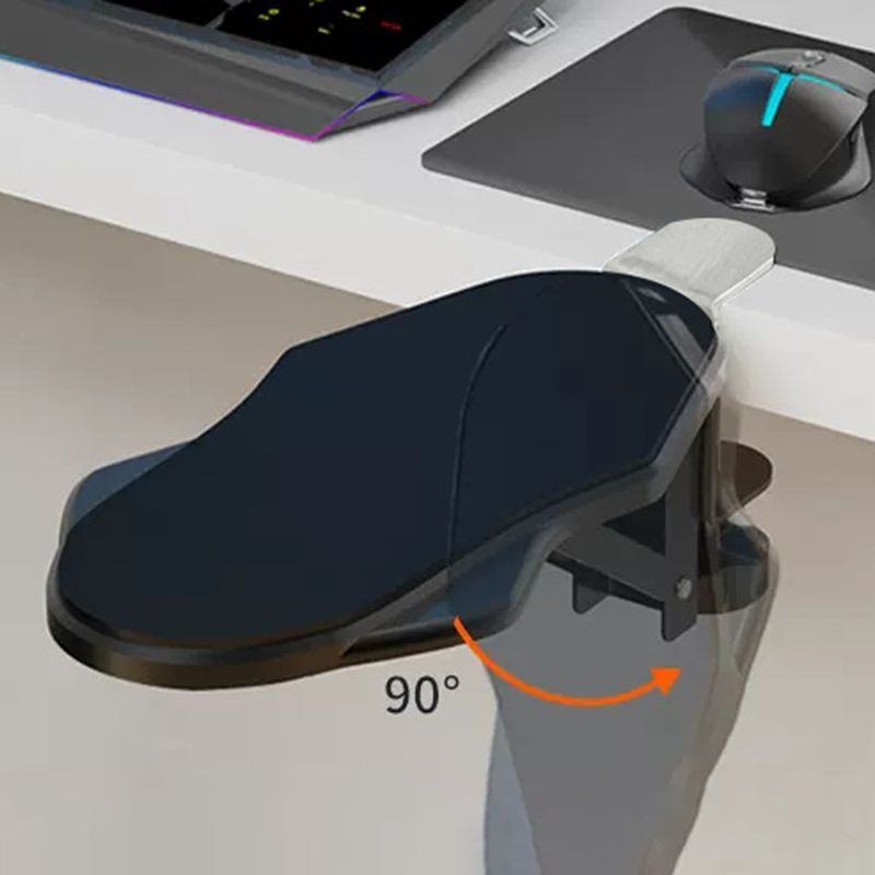 Farfi reposabrazos ergonómico cojín de esponja ajustable giratorio plegable sin punzón fuerte soporte de carga escritorio de ordenador_voghion.com