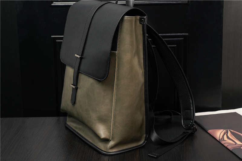 2025 Men's Stylish Backpack - Waterproof 14-17" Laptop Bag, Large Anti-Theft Daypack For College, Gym, Work, Smooth Zipper, Black_voghion.com