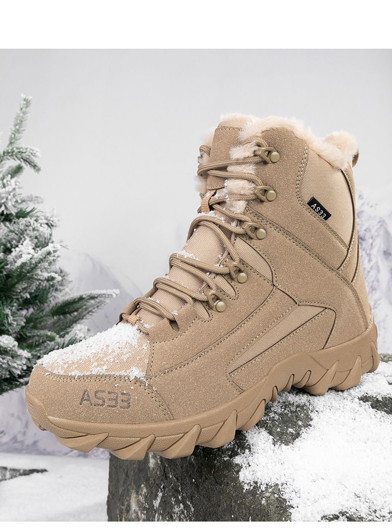 Scarpe da trekking da uomo e da donna con suola media e morbidi stivali da combattimento caldi_voghion.com
