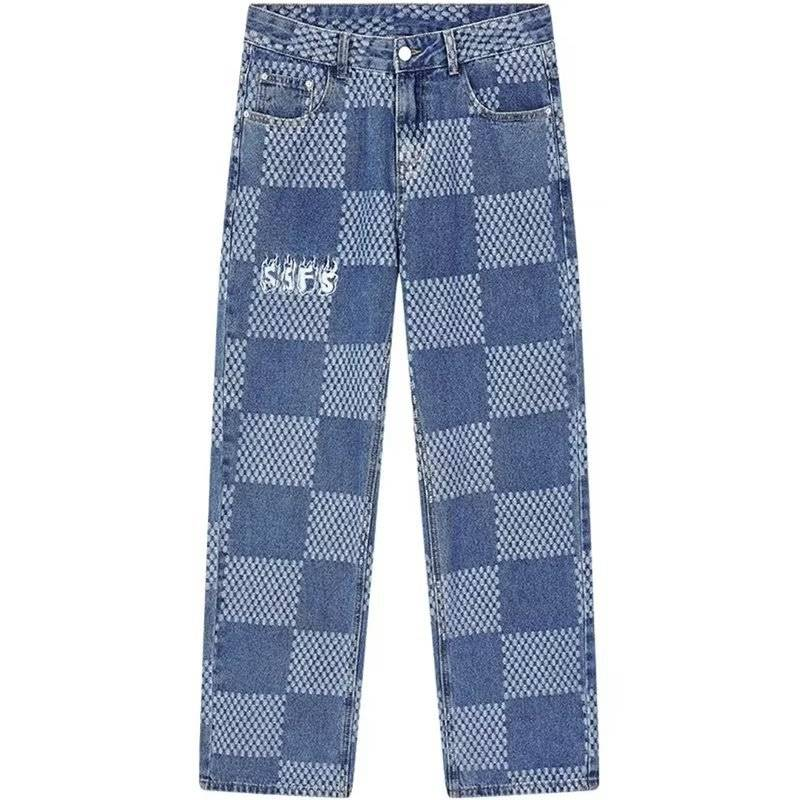 Lässiger Sportanzug für Herren mit lockerem Design, Strickjacke, Jacke, Hose mit weitem Bein und zweiteiligem Anzug_voghion.com