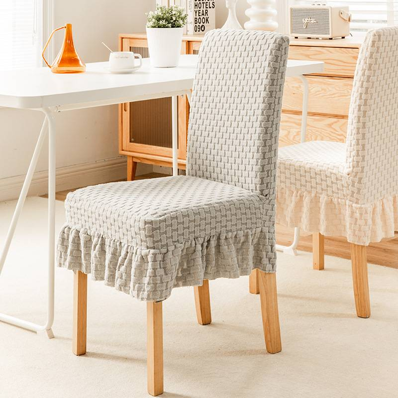 Home Garden Rok Stoelhoes Gebreide Jacquard Eettafel Stoelhoes Elastische Krukhoes Universele Verdikte Geïntegreerde Stoelhoes_voghion.com