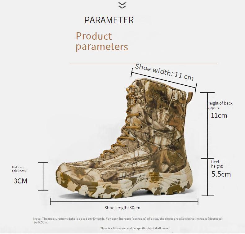 Scarpe da uomo nuovi stivali tattici marroni stivali militari stivali da forze speciali da uomo stivali da combattimento alti invernali da uomo di grandi dimensioni_voghion.com