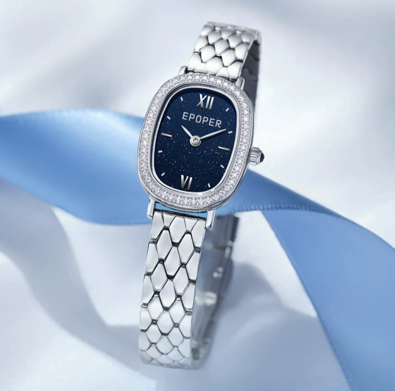 Women's Watches Fashion Light Luxury Oval Diamond Fritillaria Compact High-end Watch Waterproof Temperament Simple Women's Quartz Watch_voghion.com