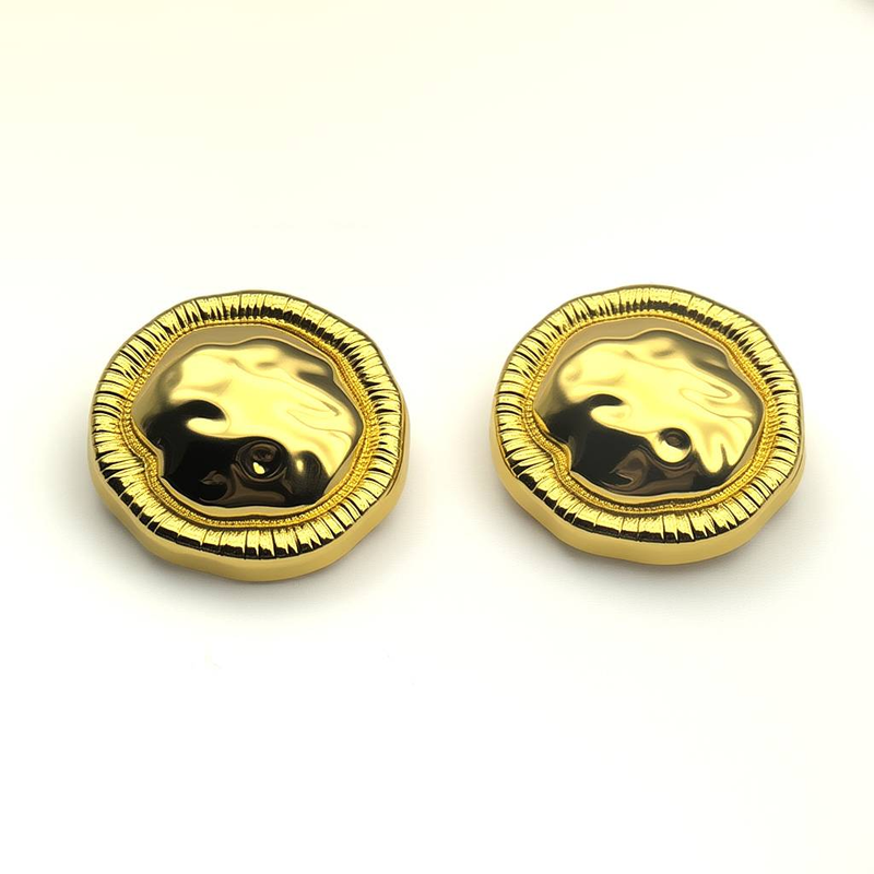 6-10pcs Small Size Gold Button Retro Feel Uitable For Shirts, Coats, Pants._voghion.com