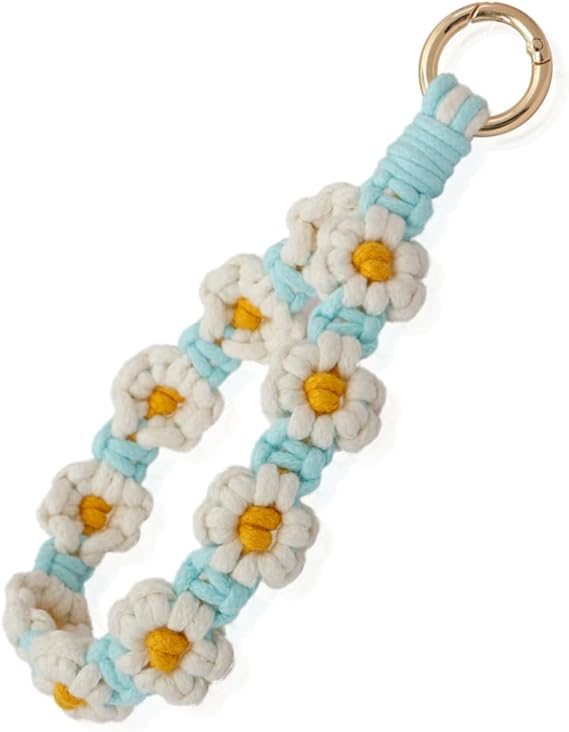 Sleutelhanger, polsbandje, sleutelhangers voor vrouwen, polsband voor sleutels, autosleutels, schattige boho-sleutelhangers, sleutelhangerarmband voor meisjes_voghion.com