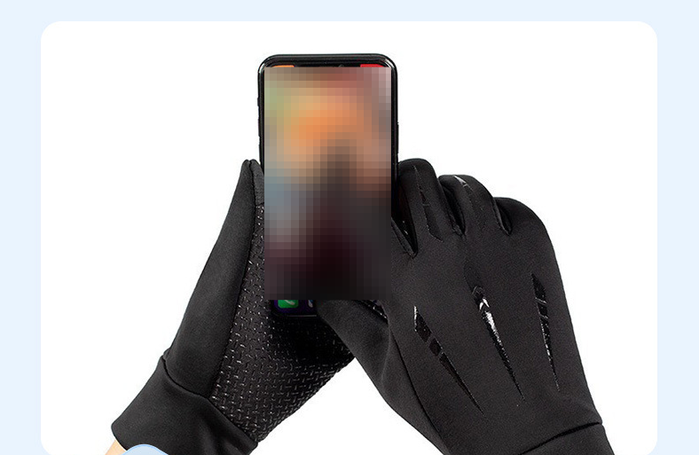 Guanti da ciclismo invernali per esterni - Guanti da uomo antivento impermeabili con touchscreen per il freddo_voghion.com