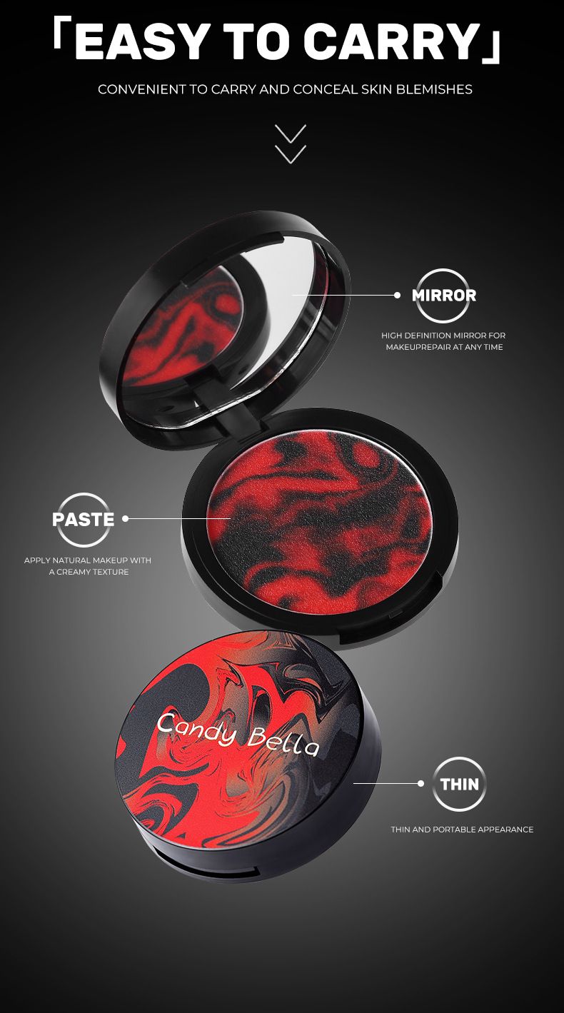 Transparent Powder Compact, Oil-control Primer, Light Concealer Without Powder Feel_voghion.com