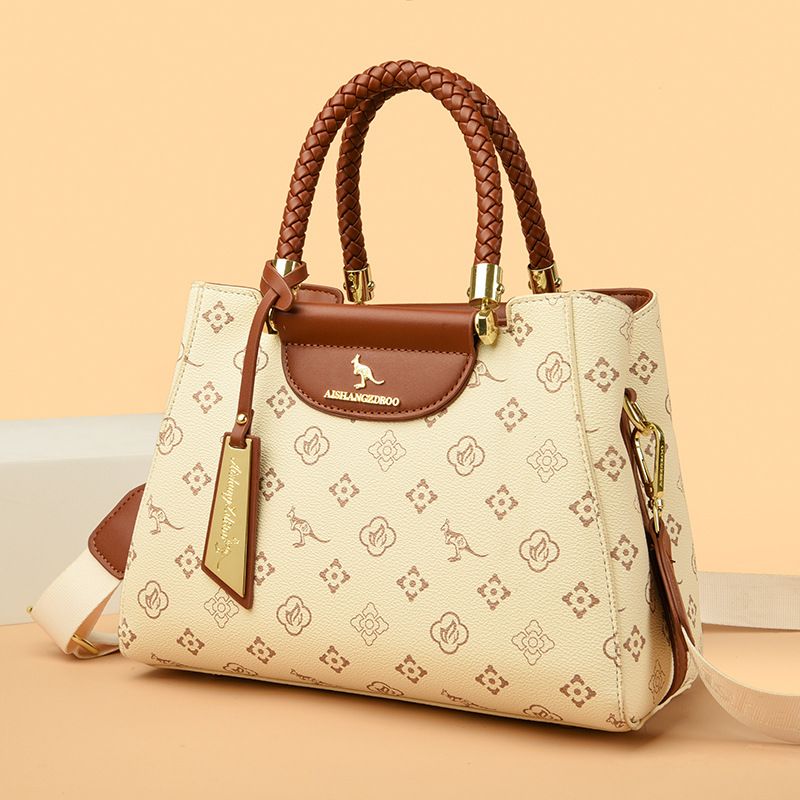 Borsa a mano da donna con motivo a pietra, nuova moda 2024, borsa a tracolla singola_voghion.com
