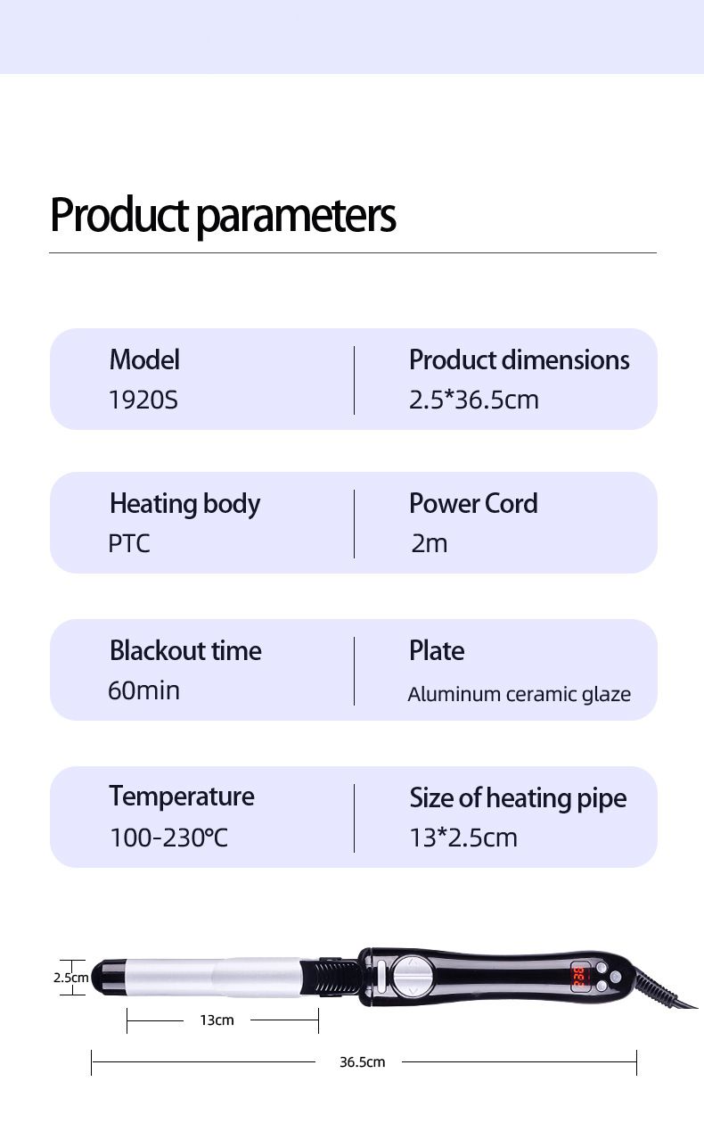 Neues automatisches rotierendes elektrisches Keramik-Glätteisen für große Wellen, patentiertes Haarstyling-Tool_voghion.com