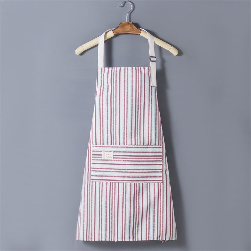 Kitchen Stain-Resistant Canvas Breathable Home New Style Apron Nordic Simple Women Fashion Cooking Workwear Men_voghion.com