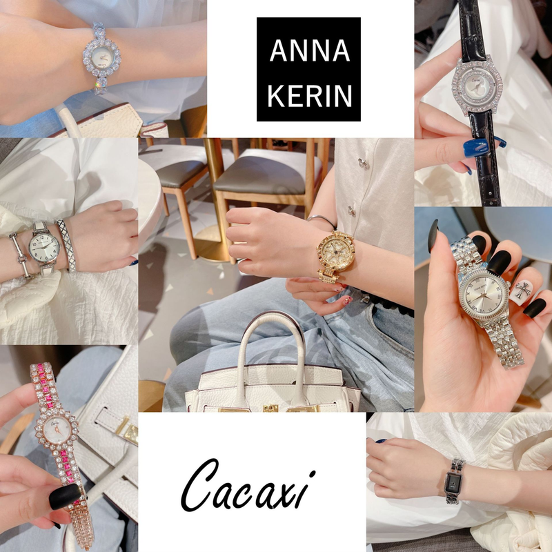 【Buongiorno Fanfan】 Orologio da donna con bracciale in strass argento, orologio stellato_voghion.com