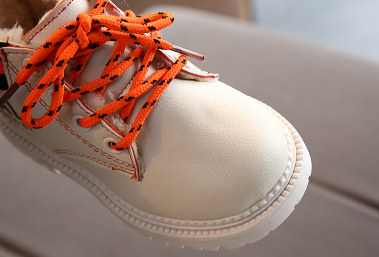 Winter Neue Kinder Jungen Mode Baumwolle Martin für Mädchen Warme Schuhe Schnee Stiefel Seitlichem Reißverschluss_voghion.com