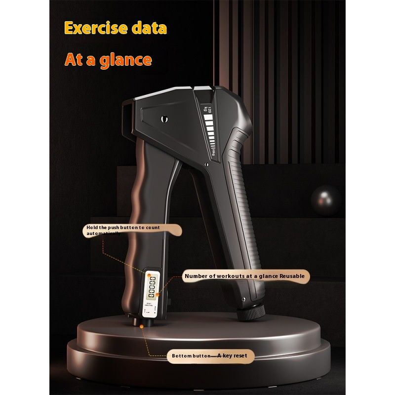 Connex Counting Grip Force Elektronik Kol Egzersizi Parmak ve El Eğitmeni Ayarlanabilir 10-120kg_voghion.com