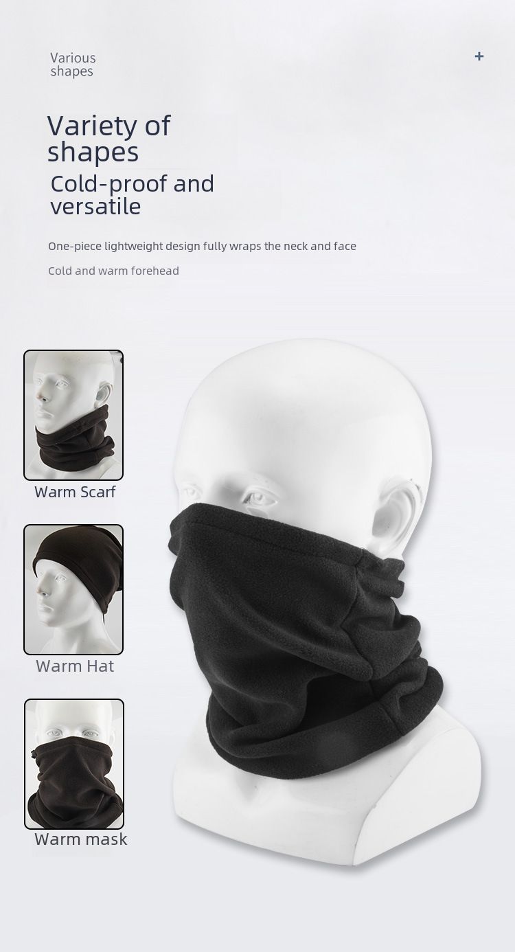 Boné de inverno polar fleece babador à prova de vento esportes esqui faixa de cabeça multifuncional máscara de equitação quente_voghion.com