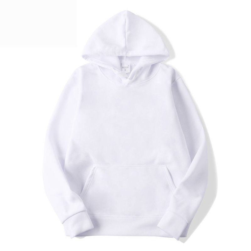 Moda Düz Renk Kapşonlu Erkek ve Kadın Polyester Peluş Günlük Spor Çift Sweatshirt_voghion.com