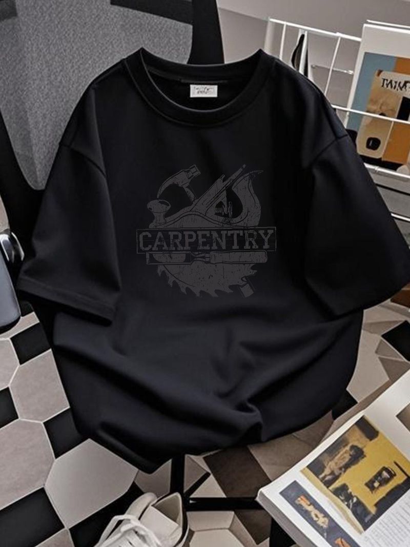Maglietta da falegname, falegname, falegname, martello, ebanista, elasticizzata, per l'uso quotidiano, comoda e traspirante, unisex, da uomo_voghion.com