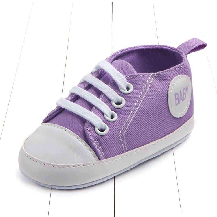 Zapatos de lona para caminar para bebés de 0 a 1 año con suela blanda para primavera y otoño 0106 Total_voghion.com