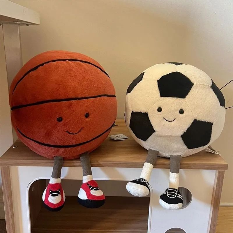 Same football fun cute baby soothing cloth creative plush doll decompression toy_voghion.com