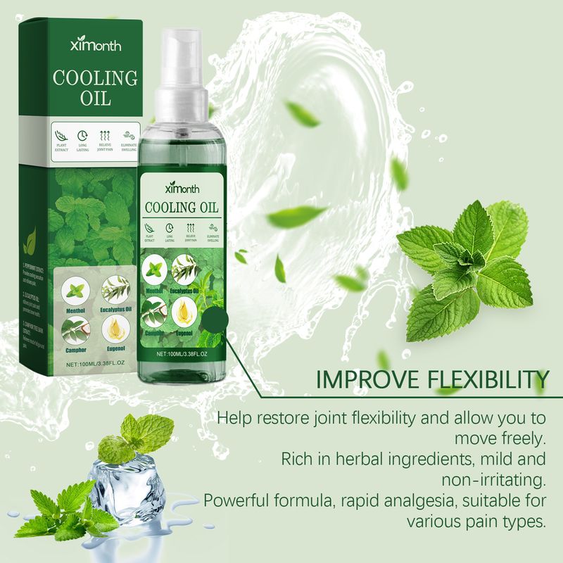 Spray rafraîchissant pour les articulations, massage du corps, des genoux, des poignets, de la taille, des jambes, spray de soin doux_voghion.com