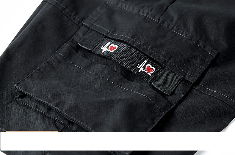 Vêtements pour hommes short cargo d'été pour hommes ample grande taille pantalon quart en coton pour hommes pantalons décontractés multi-poches_voghion.com