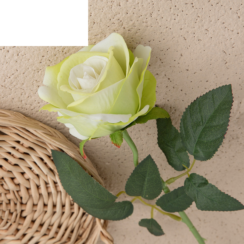 Artigianato, fiori artificiali, forniture nuziali, rose di velluto, piante, fiori nuziali finti, decorazioni per la casa MW03332Y_voghion.com