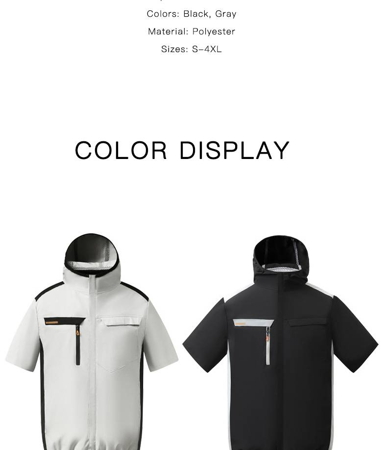 Kühlweste für Herren im Sommer mit eingebautem Ventilator, klimatisierte Kleidung, Camouflage-Arbeitskleidung für den Bau, Angelweste_voghion.com