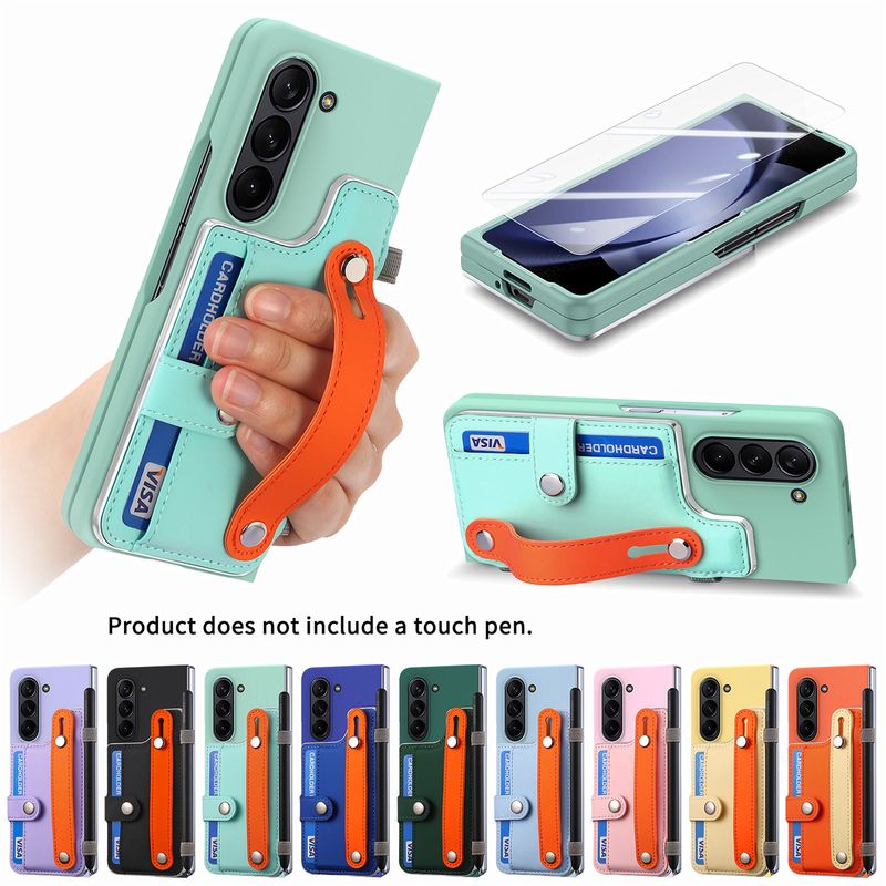 Applicable to Samsung Z Fold6 mobile phone case, wristband bracket, insert ins wind zfold5 protective case_voghion.com
