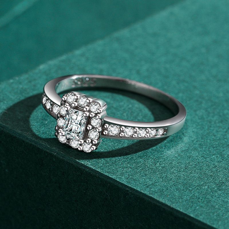 Tancise Anello in argento con zirconi classici Gioielli da donna Promessa di nozze Regalo per feste_voghion.com